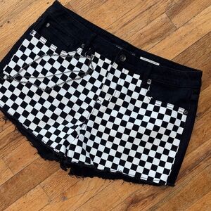 Black Heart Size 13 Checkered Shorts